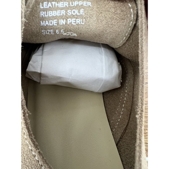 Nisolo Sedona Travel Derby Shoe Tan Suede Extra Light Crafted In Peru 6.5 - Picture 8 of 8